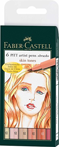 Pitt Artists Pen Set 6 Skin Tones