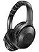Mpow H17 Active Noise Cancelling Headphones, Bluetooth Headphones Over Ear with Quick Charge, Soft Genuine Protein Earpads, Hi-Fi Deep Bass, CVC 6.0 Mic, 30H Playtime for TV Travel Cellphone