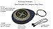 Mens Black Molle 2L Hydration Ready Sling Bag with Keychain Compass + 2 Zipper Pulls