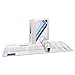 Avery Heavy-Duty View 3 Ring Binder, 4 Inch One Touch EZD Rings, 780-Sheet Capacity, 4.5 Inch Wide Spine, Customizable Clear Cover and Spine, 1 White Binder (79104)