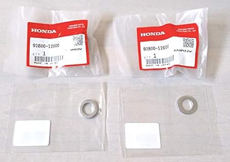 Amazon 2組セット ホンダ純正 オイル ドレンプラグボルト12mm M12 ドレンボルト 100 1 00 ワッシャー 100 1 00 セット バイクエンジンパーツ 車 バイク
