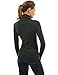 PattyBoutik Women Cowl Neck Ruched Sides Sweater (Dark Green Medium)