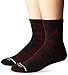 adidas Men's Frequency High Quarter Sock (2-Pair), Collegiate Burgundy - Black Space Dye/Black/Easy Gre, Large, (Shoe Size 6-12)