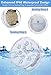 Idealife Submersible LED Lights, Color Changing Christmas Lights Hot Tub Accessories Pool Lights with RF Remote Suction Cup Magnet AA Battery Lights Waterproof for Pond Bathtub Christmas Decorations