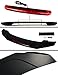 Trunk Lid Spoiler Wing W/LED 3rd Brake Light Compatible with 2016-2019 Honda Civic LX/EX/Touring 4 Door Sedan