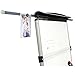 VIZ-PRO Dolphin Magnetic Mobile Whiteboard/Flipchart Easel, 28 X 40 Inches