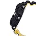 Casio G-Shock Men's Analog-Digital Black & Yellow Resin Strap Watch GA100BY-1A