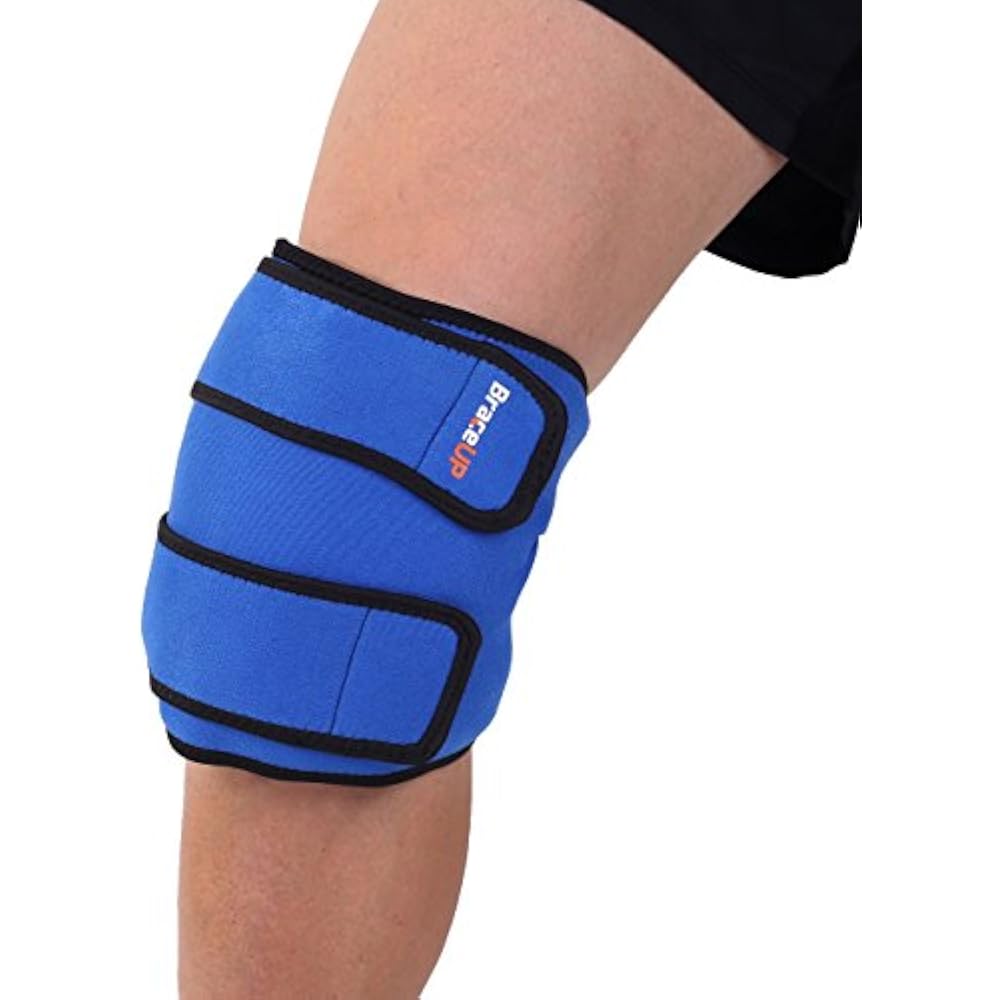 BraceUP® Wearable Hot Cold Therapy Ice Knee Wrap Reusable Oversized