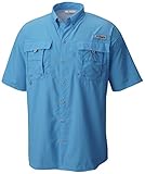 Columbia Men's Bahama Ii Short Sleeve Shirt, Yacht, Large