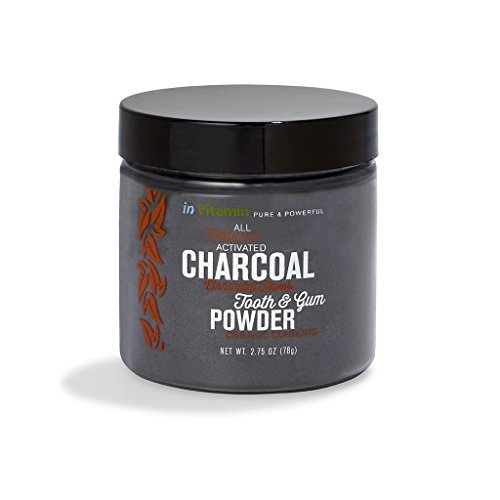 Natural Whitening Tooth & Gum Powder with Activated Charcoal (2.75 oz)