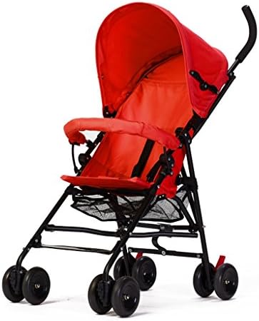 JIANXIN The Baby Stroller Is A Portable Pushcart For Baby Strollers. (Color : RED)
