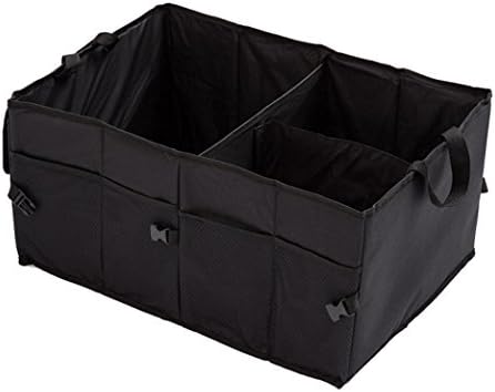 Mavota Deluxe Trunk Cargo Organizer Heavy Duty Folding Caddy Storage Collapse Bag Bin for Auto Car Truck SUV 24"x15"x10"
