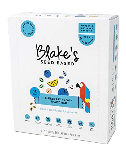 Blake's Seed Based Bar, Blueberry Lemon, 1.23oz (12 Bars), Allergy Friendly, Nut Free, Gluten Free, Vegan, Dairy Free, Soy Free, Egg Free - Thumbnail 2