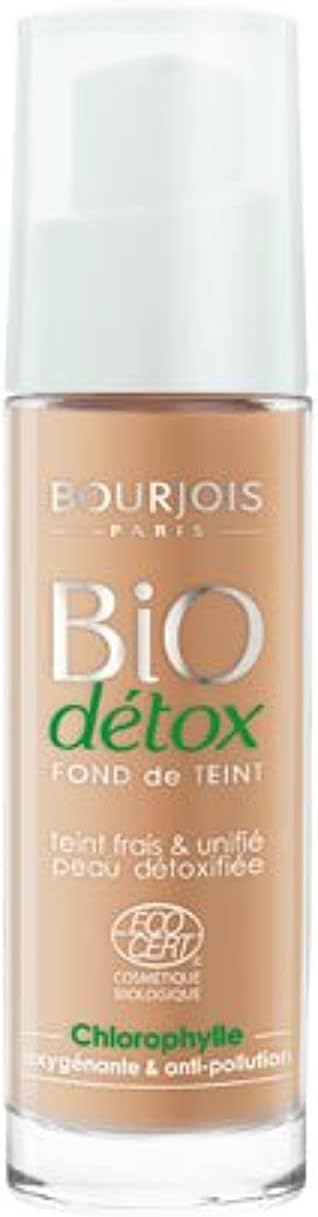 Bourjois Bio Detox Organic Foundation 55 Dark Beige 30ml Evens Complexion
