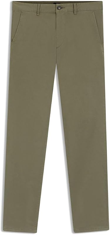 Chino_Slim Trousers_Flat, 342Open Green, 46W / 34L Hombres