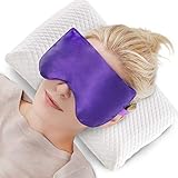 Lavender Heated Eye mask Weighted Sleep mask Pillow