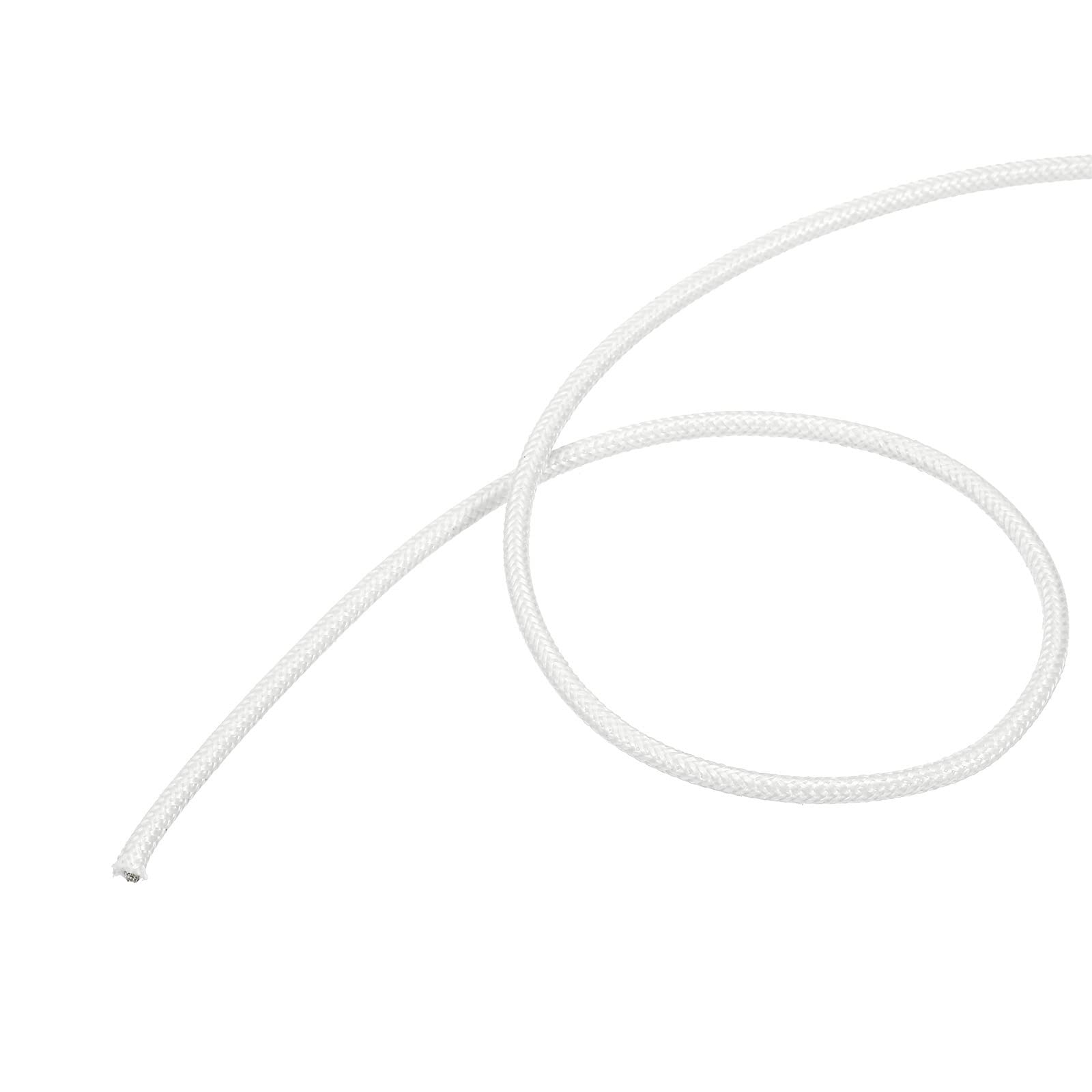 YOKIVE Electronic Wire, 15AWG Insulated Silicone Cable, for Connecting Electrical Devices, Great for Metallurgy, Chemical Industry, Home (White, 9.8ft)