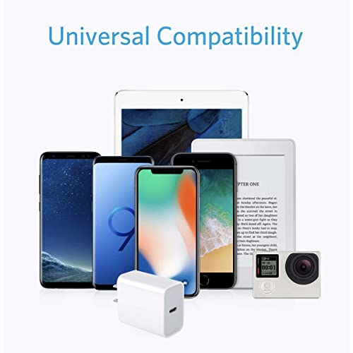 USB C Wall Charger,20W PD Power Adapter Charging Block Compatible with iPhone 13 12 11 Pro/Pro Max,SE/X/XS,iPad Pro,Samsung Galaxy S20 S10 S9 A01 A11 A21 A51 A71 A20 A50 Note 20,Pixel 5 4a 3a 2 XL