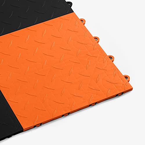 IncStores ⅜ Inch Thick Nitro Interlocking Garage Floor Tiles Plastic