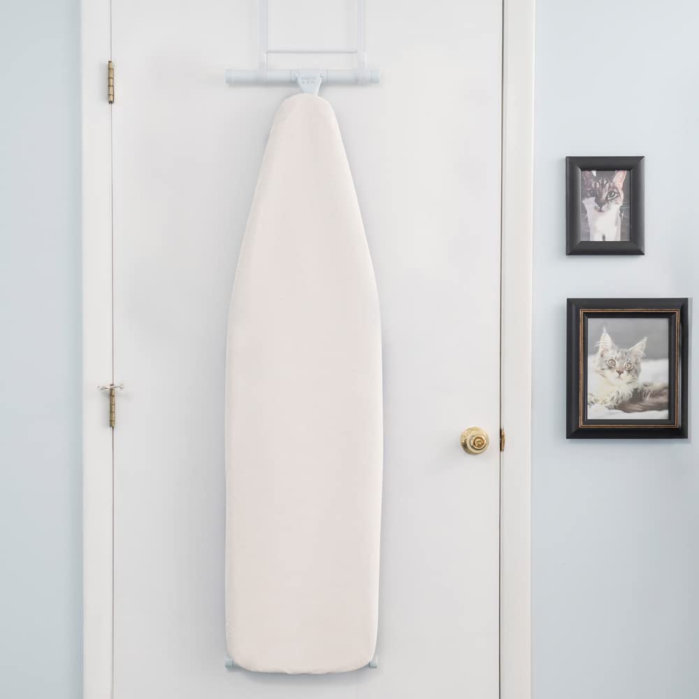 Full Size Ironing Board with Cover & Pad – Made in USA by Seymour Home Products Adjustable Steel T-Legs, 35