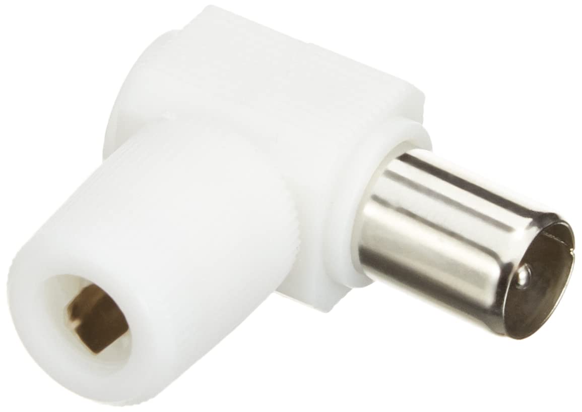 Metronic 438106 TV Plug, White, 9.52 mm