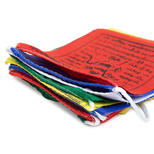 Tibetan Prayer Flags Handmade in Nepal Affirmation Wind Horse Flag 5 Rolls