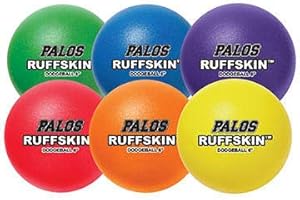 Palos Sports RuffSKIN 6“, Soft Foam, Low Bounce Dodgeball Set of 6 - for Kids and Adults
