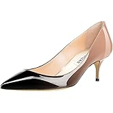 JOY IN LOVE Women's Shoes Low Heels Pointy Toe Kitten Heel Daily Pumps