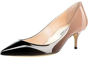 JOY IN LOVE Women's Shoes Low Heels Pointy Toe Kitten Heel Daily Pumps