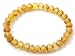 Unpolished Baltic Amber Stretch Bracelet - Suitable for Adults (Men and Women) - Size 7 inches (18 cm) - Made on Elastic Band - Raw Amber Beads - BoutiqueAmber (Honey, 7 inches)