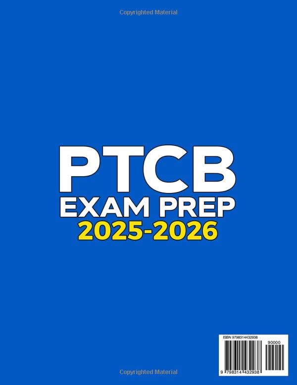 PTCB Exam Prep: Achieve Success in Pharmacy Technician Certification with a 6-Week Study Plan | Complete Guide with 900 Test Questions and Practical Strategies PTCB Exam Prep: Achieve Success in Pharmacy Technician Certification with a 6-Week Study Plan | Complete Guide with 900 Test Questions and Practical Strategies PTCB Exam Prep: Achieve Success in Pharmacy Technician Certification with a 6-We