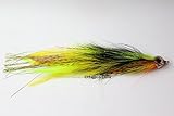 Haggerty Lures Jointed Muskie/Pike Fly - Firetiger Perch -5/0 7