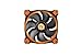 Thermaltake Ring 12 High Static Pressure 120mm Circular LED Case Radiator Cooling Fan CL-F038-PL12OR-A Orange