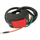 Motorcycle Headlight Switch Handlebar Toggle Switch with On Off Push Button for U5 U7 U2 Motorcycles Scooter Electrombile Motorbike-7/8inch 22mm