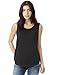 Alternative Women's Cotton Modal Sleeveless Jersey Muscle Tee, Black, Small