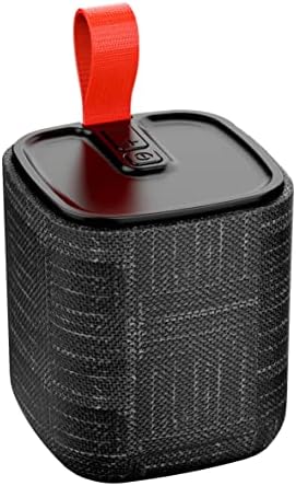 Altoparlante Bluetooth portatile, mini altoparlante senza fili formato compatto, design alla moda, fino a 8 ore di autonomia, resistente alle proiezioni di acqua IPX4, nero, 571078