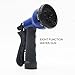 My Garden Provisions Expandable Garden Hose: Flexible, No Kink Expanding Hose with Brass Connector, Lightweight and Portable - Water Nozzle Included