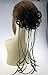 Merrylight Scrunchie Hair Extension Ponytail Synthetic Messy Bun Hair Piece (Black-1)