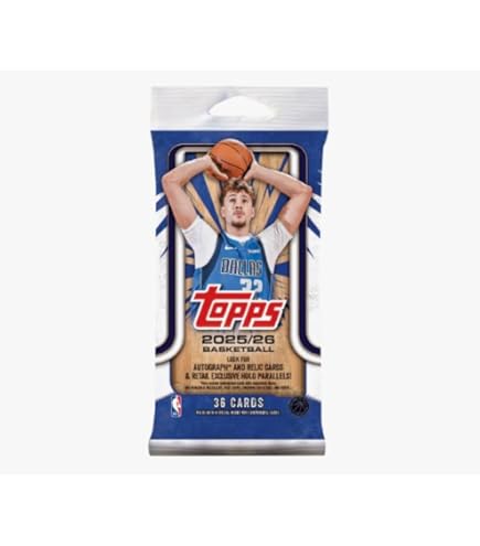 Amazon.com: 2025-2026 Topps NBA Basketball Trading Card Retail Pack :  Sports & Outdoors