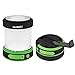 SUAOKI Camping Lantern Led Light Flashlight Rechargeable Battery (Powered by Hand Crank and USB Charging) Collapsible Ultra Compact Great for Hiking Camping Tent Garden Patio etc (Green)