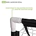 Champion Sports Mini Lacrosse Goal: Kids Gear Backyard Shooting Practice Net Black, 8.3
