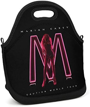 SUITPANRe Portable Lunch Box Insulated Lunch Bag Non-Toxic Carry Boxes Music Band Decor Cooler Tote Bag for School Work Office Picnic Gym