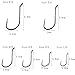 200pcs/lot Octopus Barb Fishing Hooks Beak Baitholder Hook with 2 Baitholder Barbs Jig Fish Hooks