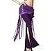 ZLTdream Women's Belly Dance Hip Scarf Highlights cloth With Long Tassels