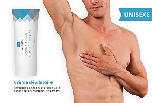 Tillmann\'s Crème Dépilatoire/2 Tubes/Crème Epilation Hydratante Naturelle. Parfum exquis à la citronnelle/Pour Homme et pour Femme - Livrées avec une spatule/Instructions d\'utilisation en Francais