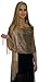 Shawls and Wraps for Evening Dresses, Metallic Sparkle Womens Wedding Bronze Beige Gold Shawl