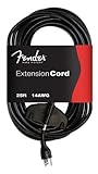 Fender 25-Feet Extension Cord 120V - Black
