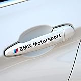 S-WEKA Car Door Sticker Decal for BMW 4Pack (Black)