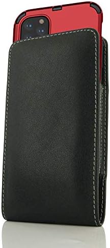 PDair iPhone 11 Pro Genuine Leather Case, Leather Pouch Case Sleeve Pouch, Handmade Premium Vertical Holster for iPhone 11 Pro (NO Belt Clip)