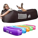 WEKAPO Inflatable Lounger Air Sofa Chair–Camping